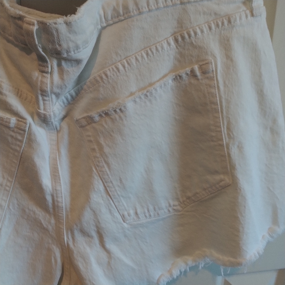 Abercrombie & Fitch The Cutoff Short High Rise White Plus size 35 - Picture 11 of 11